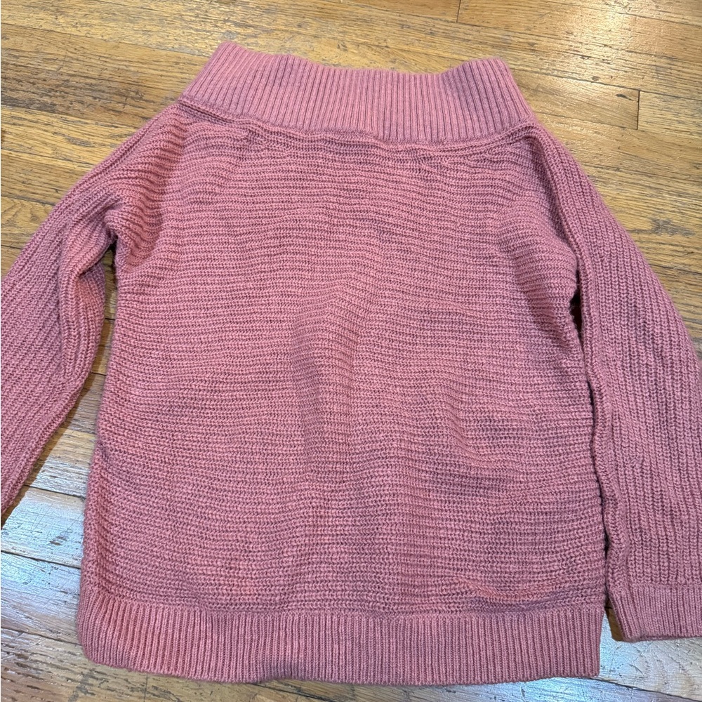 Express pink sweater